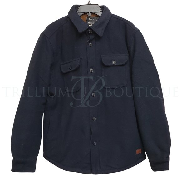 Jachs Jackets & Coats Jachs Mens Wool Blend Heavyweight Shirt